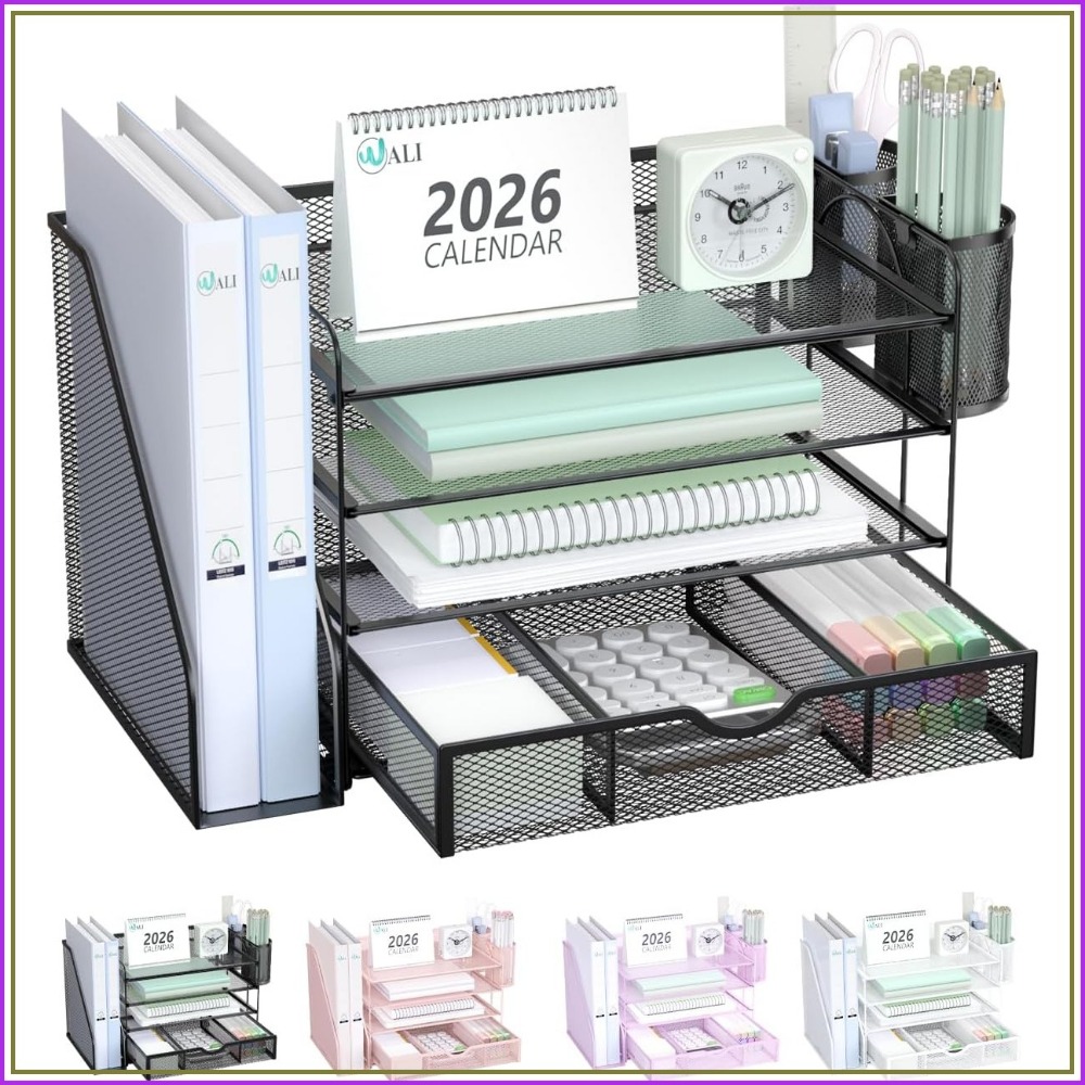 Office Drawer Organizer - منظم ملفات مكتبي من 4 طبقات