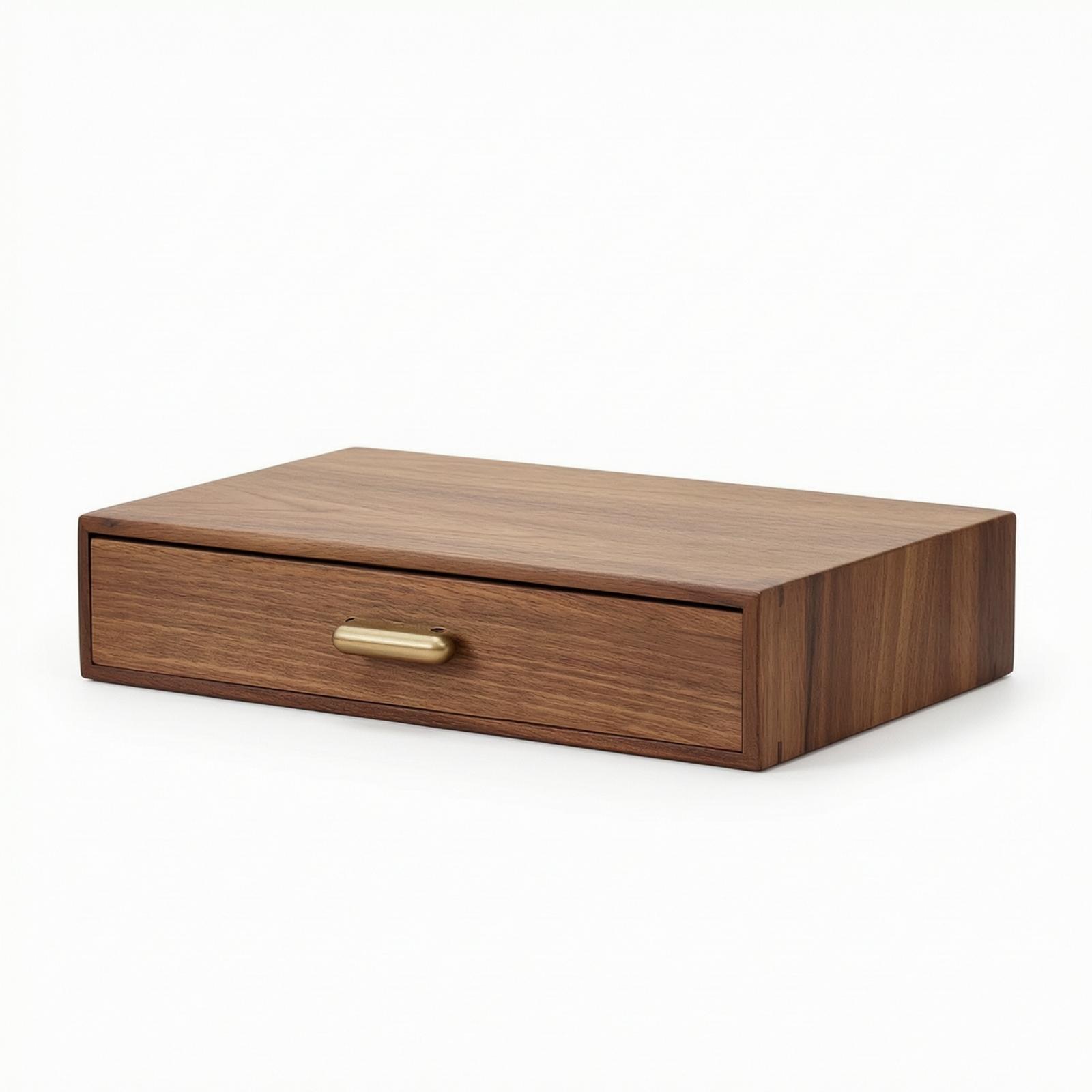 Home Office Desk With Drawers - درج تخزين خشبي للمكتب، صندوق منظم