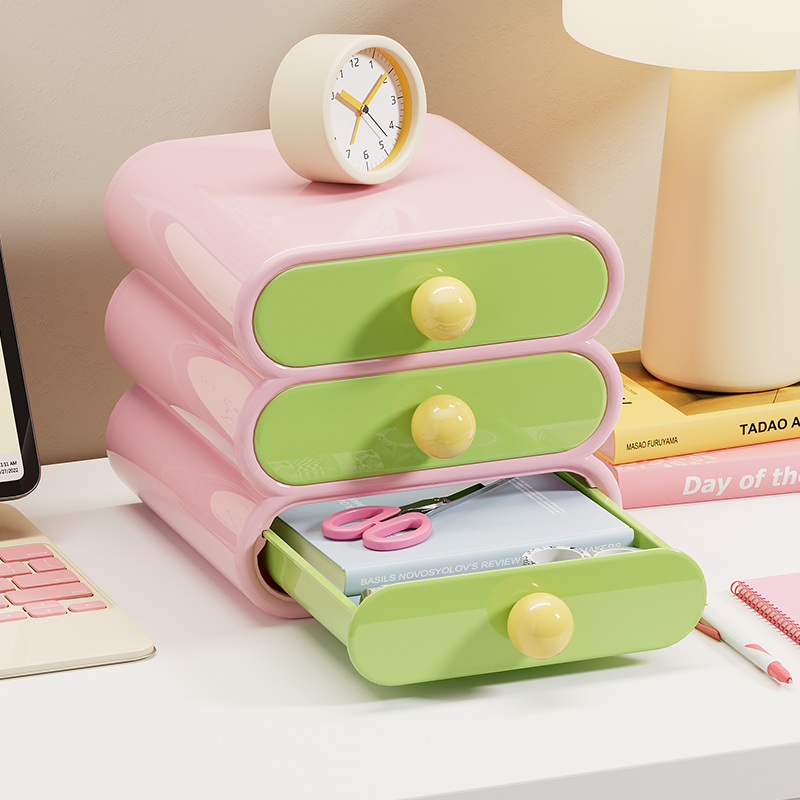 Home Office Desk With Drawers - منظم مكتب يوفورو دوبامين، صناديق تخزين