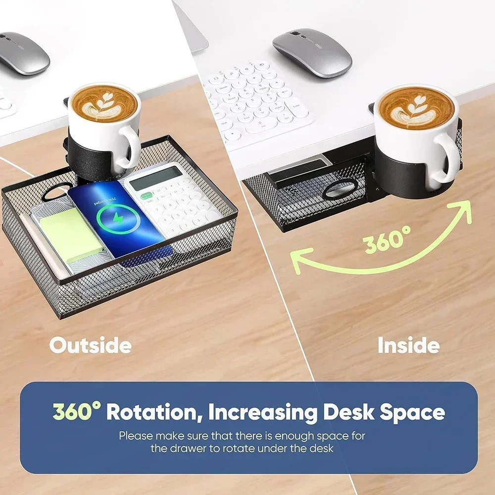 رف تخزين مخفي تحت المكتب 360 د - مراجعة Home Office Desk With Drawers وسعره