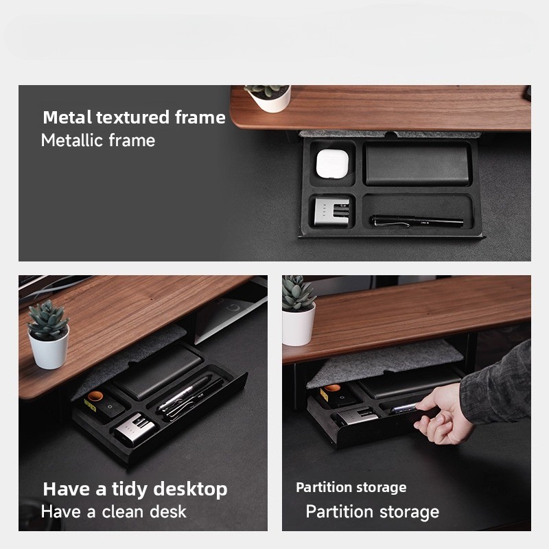 حامل شاشة، أدراج تخزين، منظم م - مراجعة Home Office Desk With Drawers وسعره