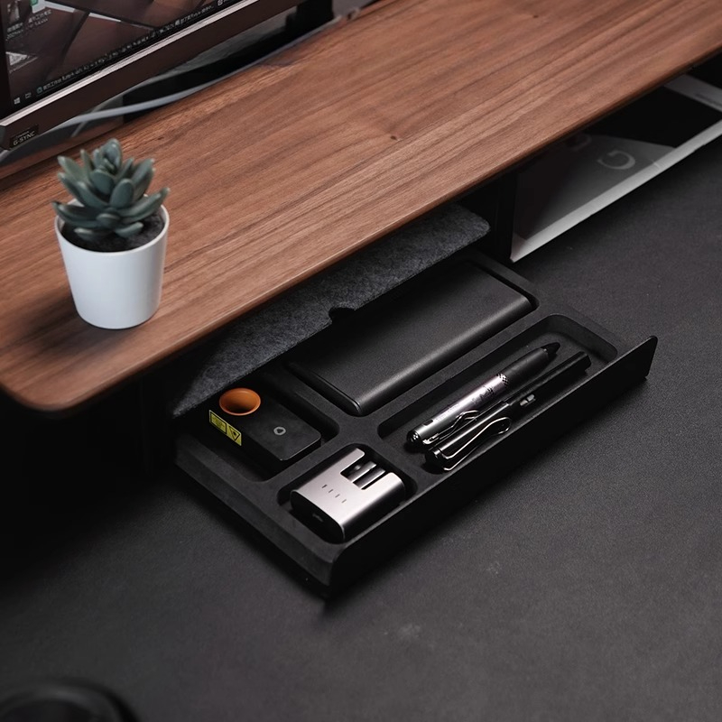 حامل شاشة، أدراج تخزين، منظم م - مراجعة Home Office Desk With Drawers وسعره