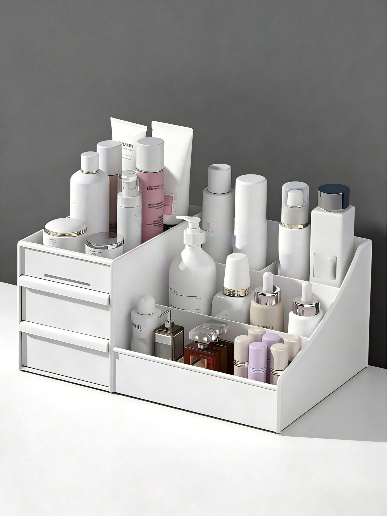 صندوق تخزين مستحضرات التجميل،  - مراجعة Office Drawer Organizer وسعره