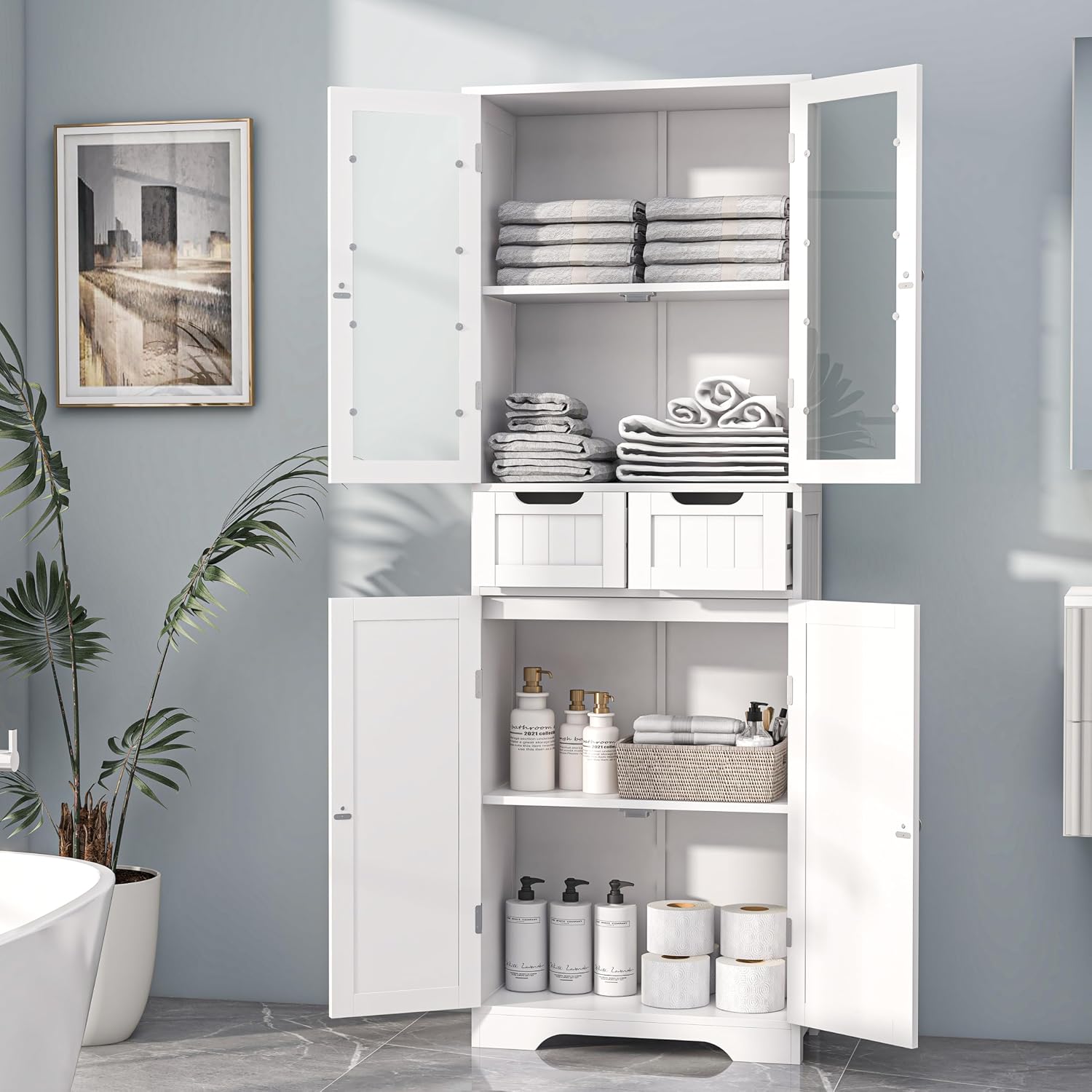 خزانة تخزين طويلة للحمام قائمة - مراجعة Office Drawer Organizer وسعره