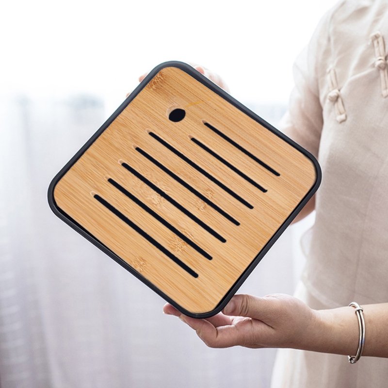 صينية شاي من الخيزران، طاولة ش - مراجعة Desktop Organizer Bamboo وسعره