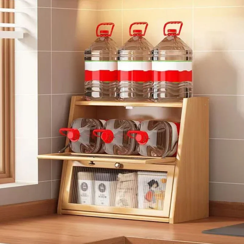 خزانة المطبخ المصنوعة من الخيز - مراجعة Desktop Organizer Bamboo وسعره